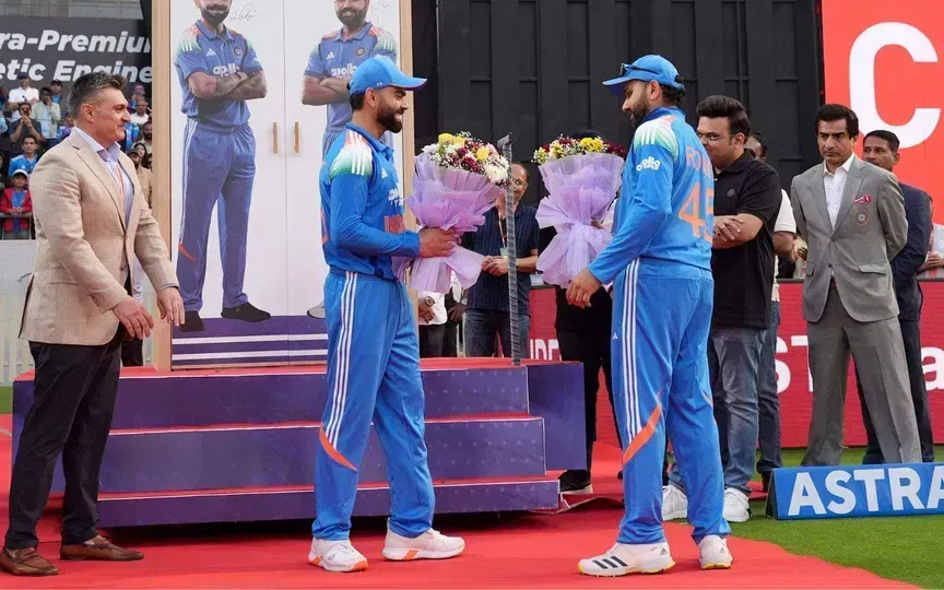 Virat Kohli and Rohit Sharma honoured amid IND vs NZ ODI with special felicitation